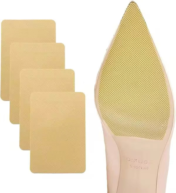 Anti Slip Shoe Grips Pads Shoe Sole - 2 Pairs (8.0*4.5, Red), Popular Sole Protectors